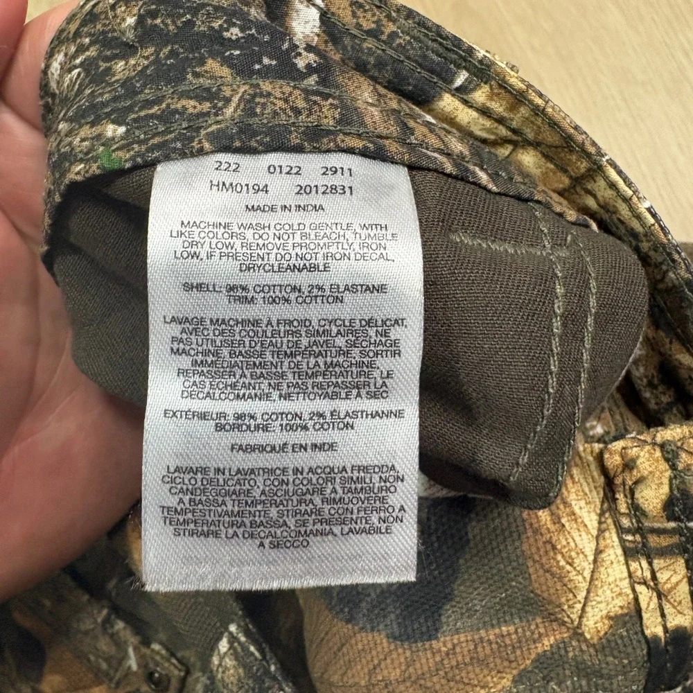 Columbia PHG Realtree Edge Camo Hunting Cargo Pants Mens 38x32 Brown Green
